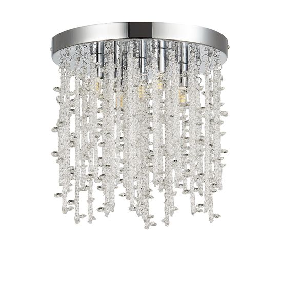 SLE103302-05 Светильник потолочный Хром/Прозрачный G9 LED 5*3W LUCCHIO