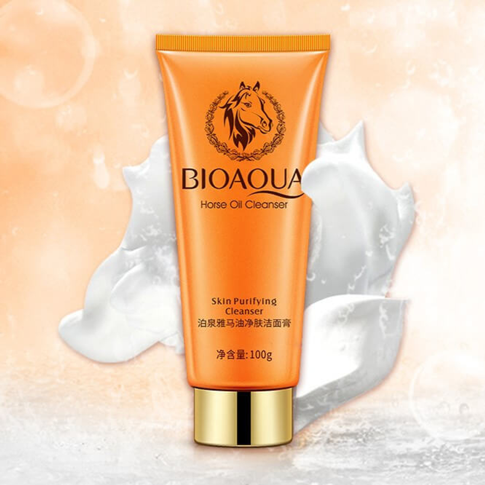 Пенка для умывания с лошадиным маслом, 100г
