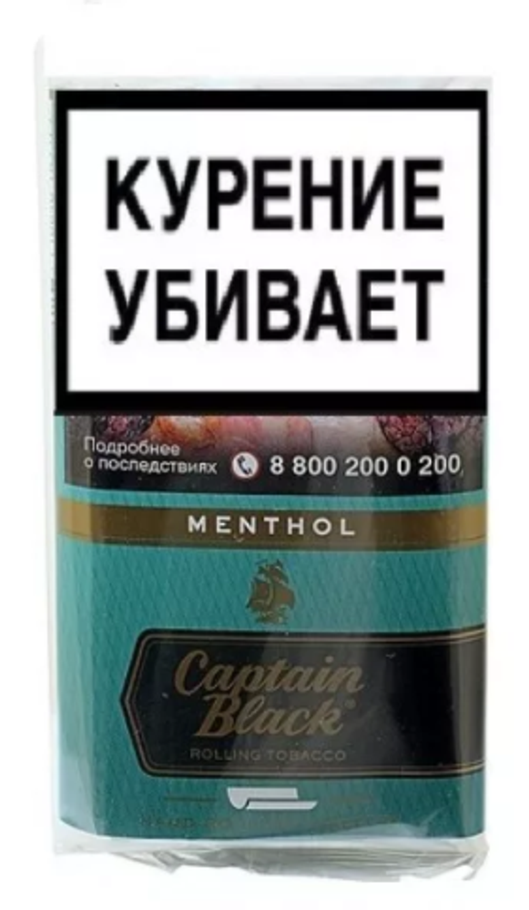 Табак CAPTAIN BLACK MENTHOL 30 гр (сиг )