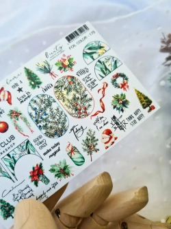 Lucky Rose Слайдеры наклейки для ногтей Foil 175