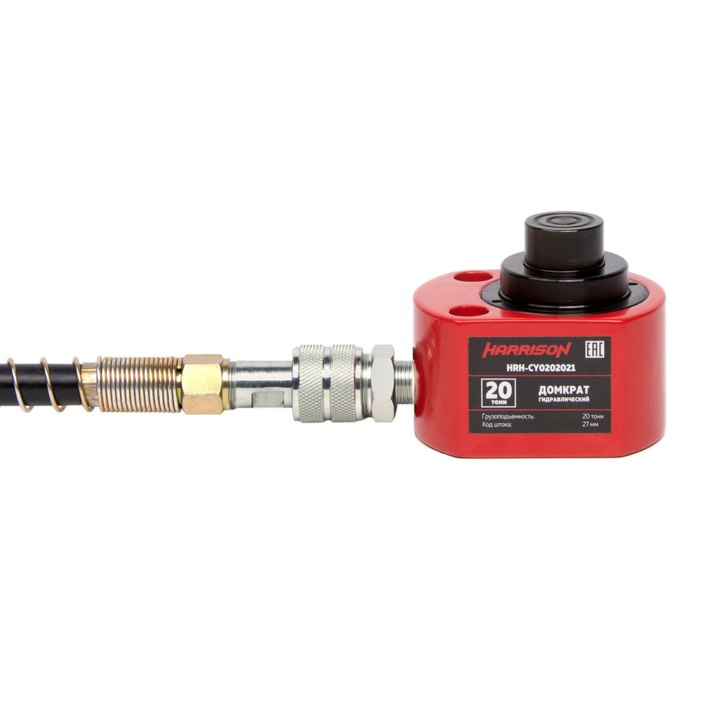 HRH-CY0202021 Гидравлический цилиндр (домкрат), многоступенчатый, однополостной 20 т, ход 27 мм