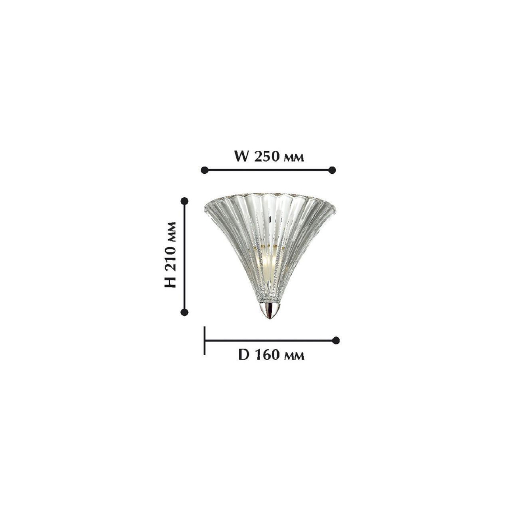 Настенный светильник Favourite Iris 1696-1W