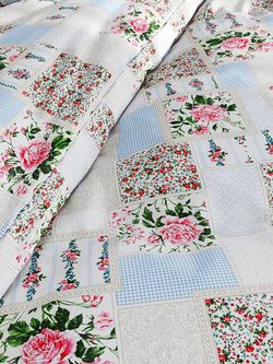 Простынь на резинке Сказка "Квилт" 140х200 см, перкаль