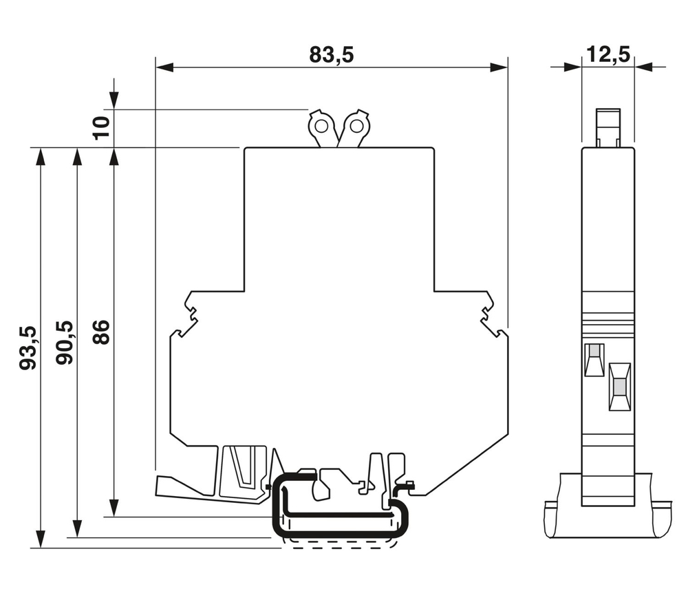 0914455 - TMC 1 M1 100 2,0A - Термомагнитный защитный выключатель