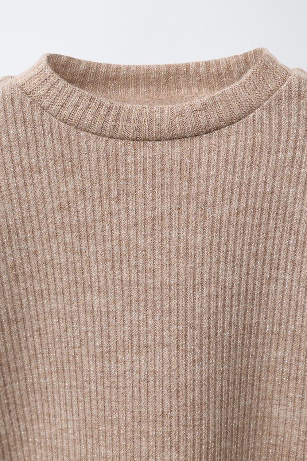 ZARA БЛЕСТЯЩАЯ ФУТБОЛКА В РУБЧИК С БАНТАМИ, РЫЖЕВАТО-КОРИЧНЕВЫЙ