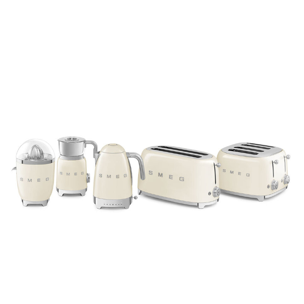 Тостер на 4 ломтика Smeg TSF02CREU