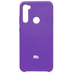 Силиконовый чехол Silicone Cover для Xiaomi Redmi Note 8 (Фиолетовый)