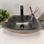 Раковина из речного камня RS63325 (54*31*15) 0122