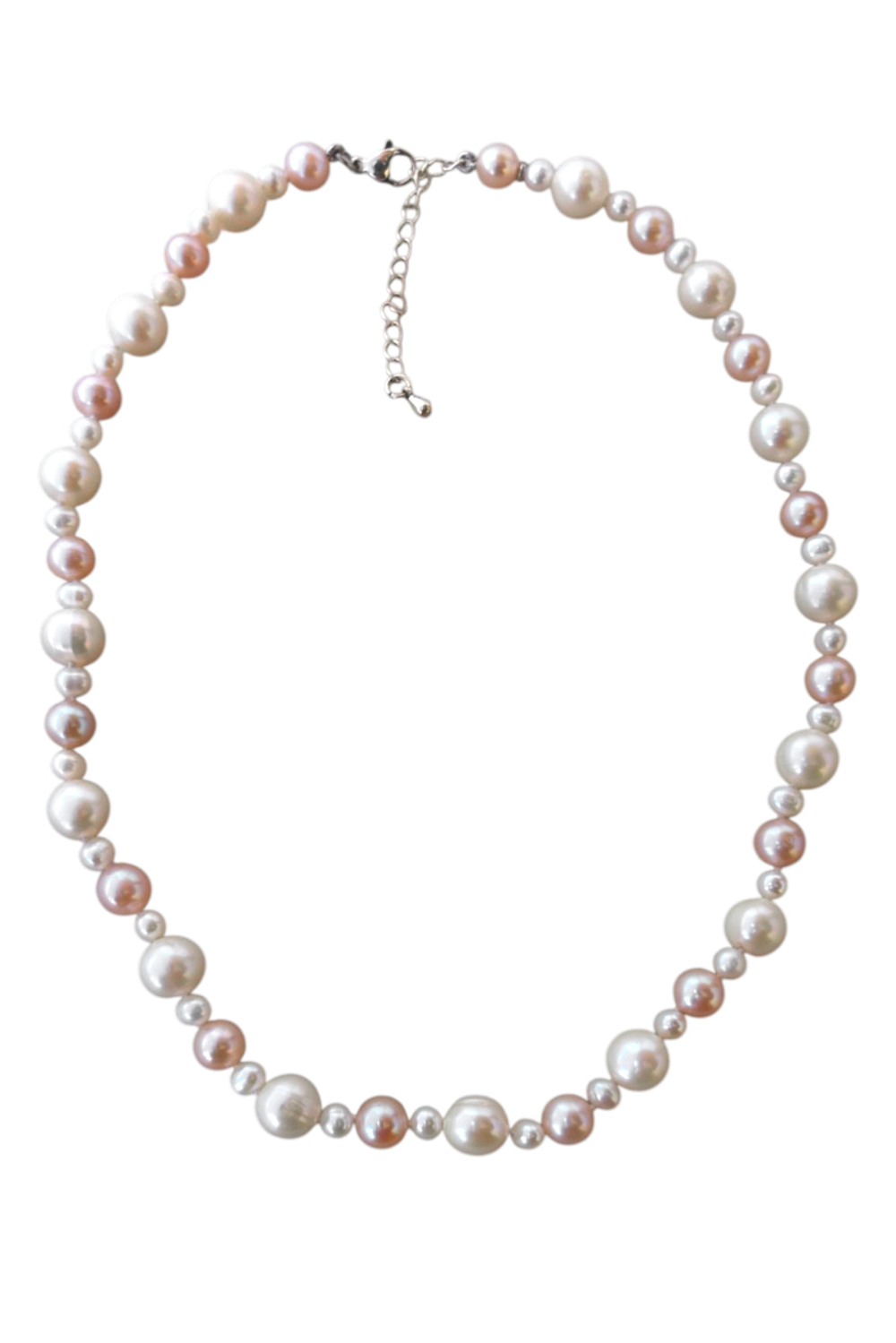 Чокер из жемчужин разного размера