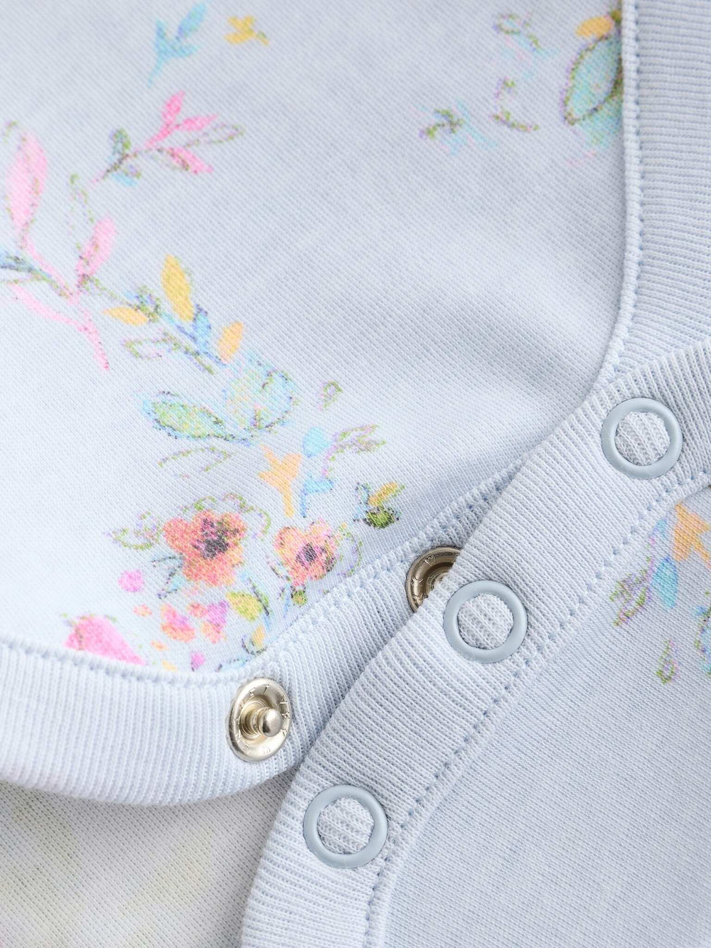 Боди с коротким рукавом для малышей Next E19-739, 3 шт., Молочный, Белый, Голубой