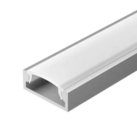 Профиль с экраном ALU-WIDE-H8-2000 ANOD+FROST (Arlight, Алюминий) 014852