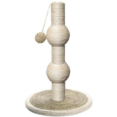 Когтеточка-столбик из сизаля "Башня", 300*300*480мм, серия NATURAL, Triol