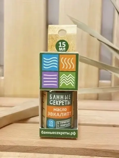 Масло эфирное 15мл «Эвкалипт» Банные секреты