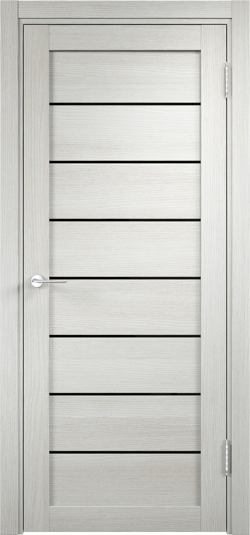 Межкомнатная дверь Мюнхен 04 ДО (Лакобель) / Цвет Слоновая кость / Стекло "Лакобель" / Двери Верда