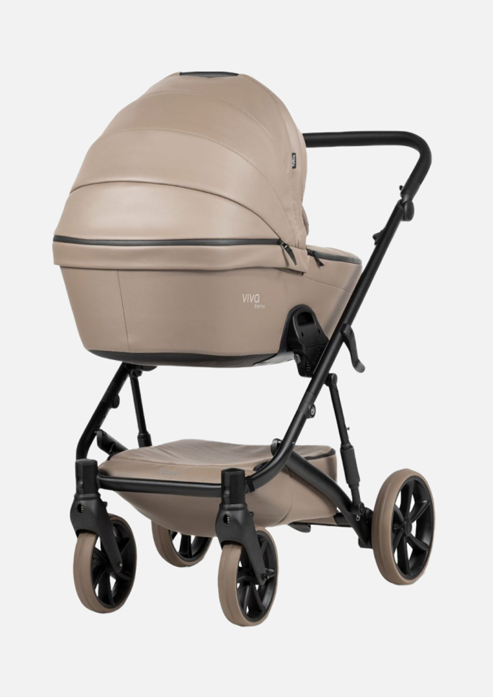 Tutis Коляска 2 в 1 VIVA 6+ Leather Cappuccino