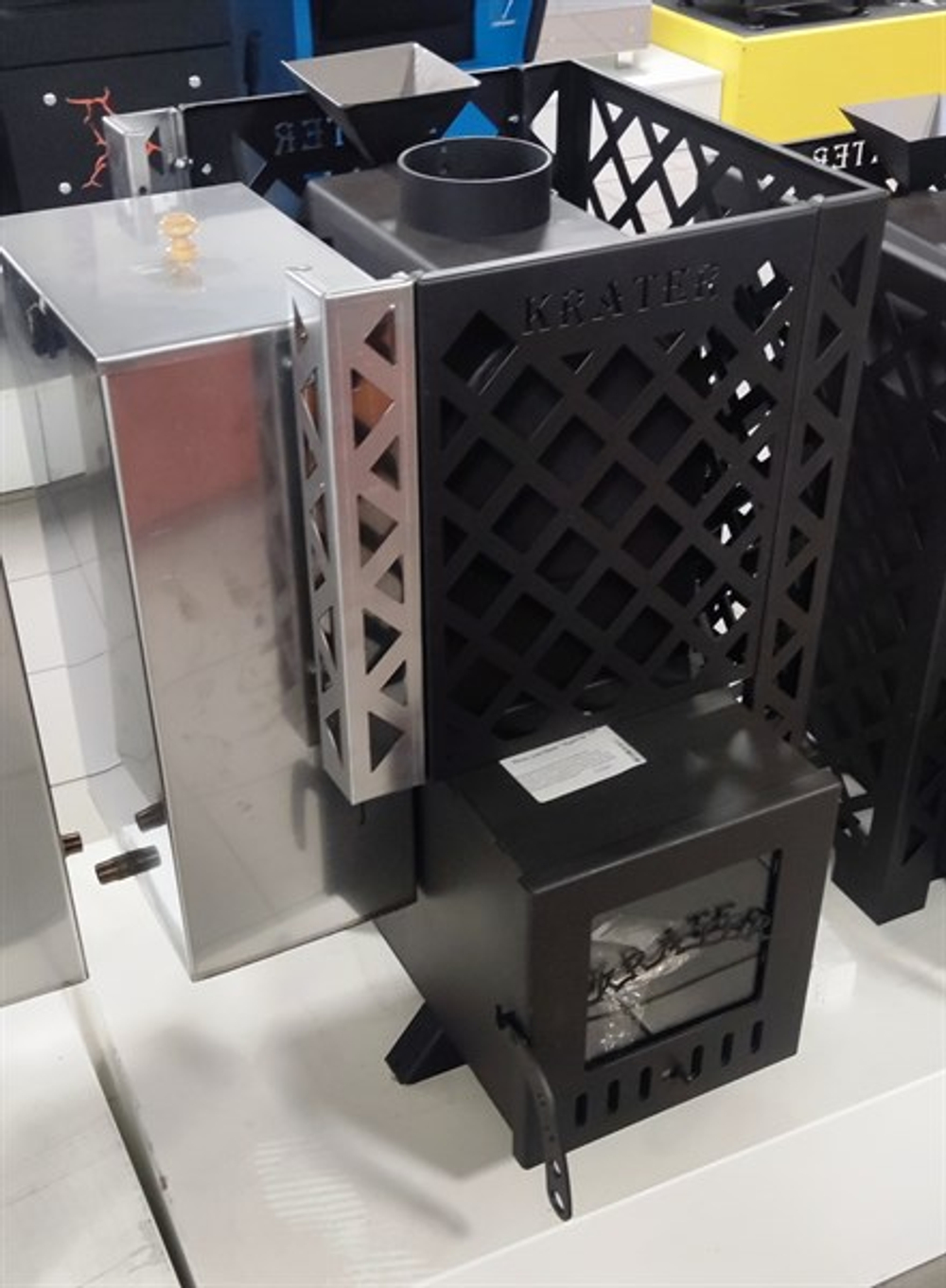 Печь для бани "Кратер 16С" бак