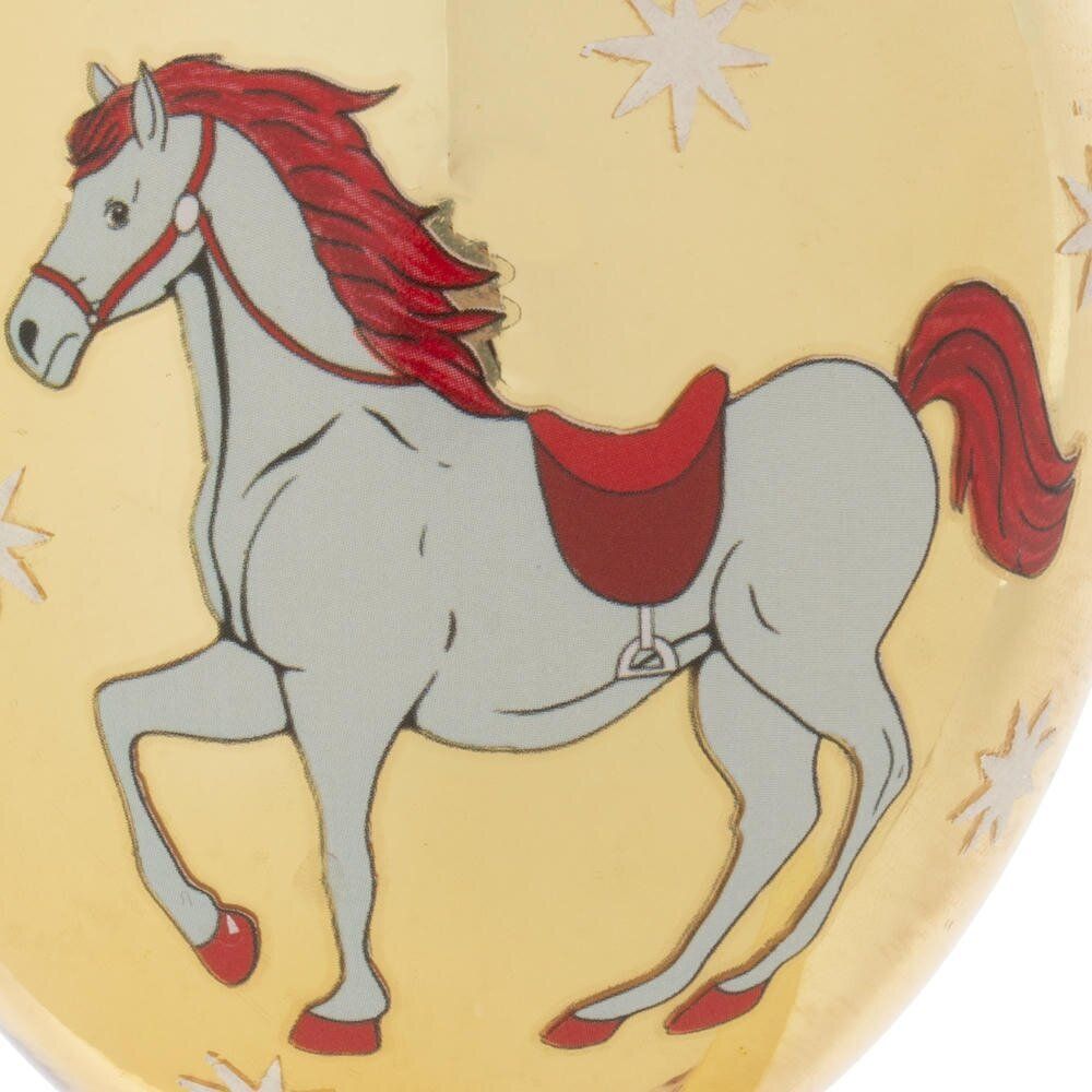 GAEM Украшение новогоднее "Воздушный шарик с лошадкой", L7 W7 H11 см