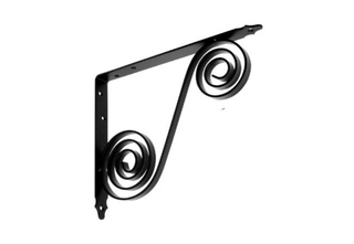Кронштейн фигурный мод.6  250х200, черный (Тонар-Домарт)