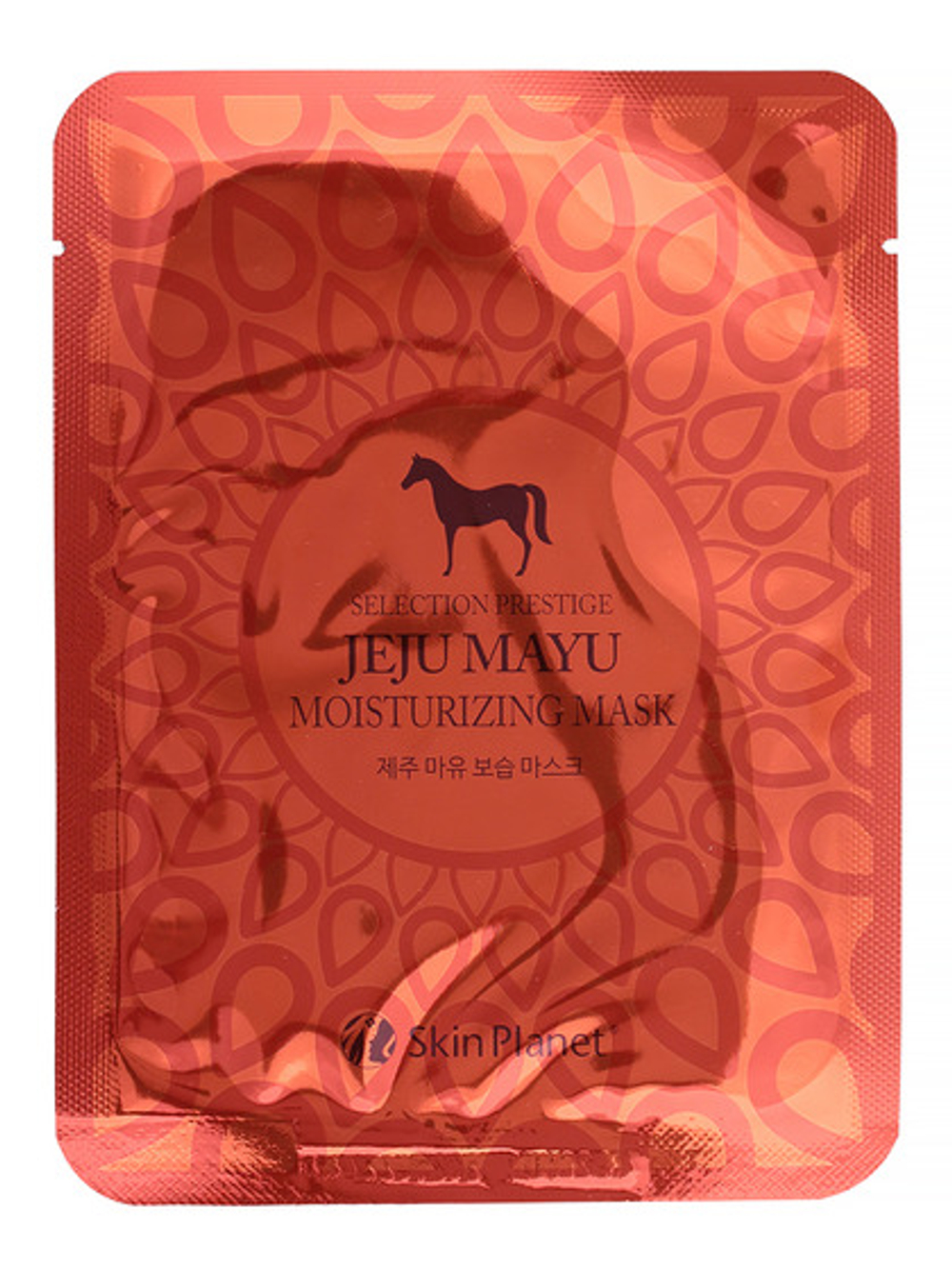 Mijin Маска для лица тканевая с ферментированным лошадиным жиром / Skin Planet Jeju Mayu Moiturizing Mask, 25г