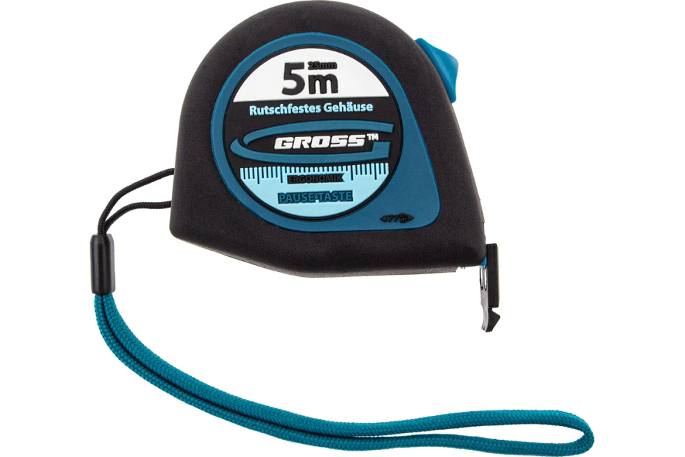 Рулетка 5 м x 25 мм GROSS Ergonomisch 31103
