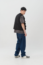 Джинсы тёмно-синие