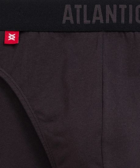 Трусы (5шт) мужские слипы спорт ATLANTIC, 5SMP-004, графит + аквамарин + темно-голубой + темно-синий + эспрессо