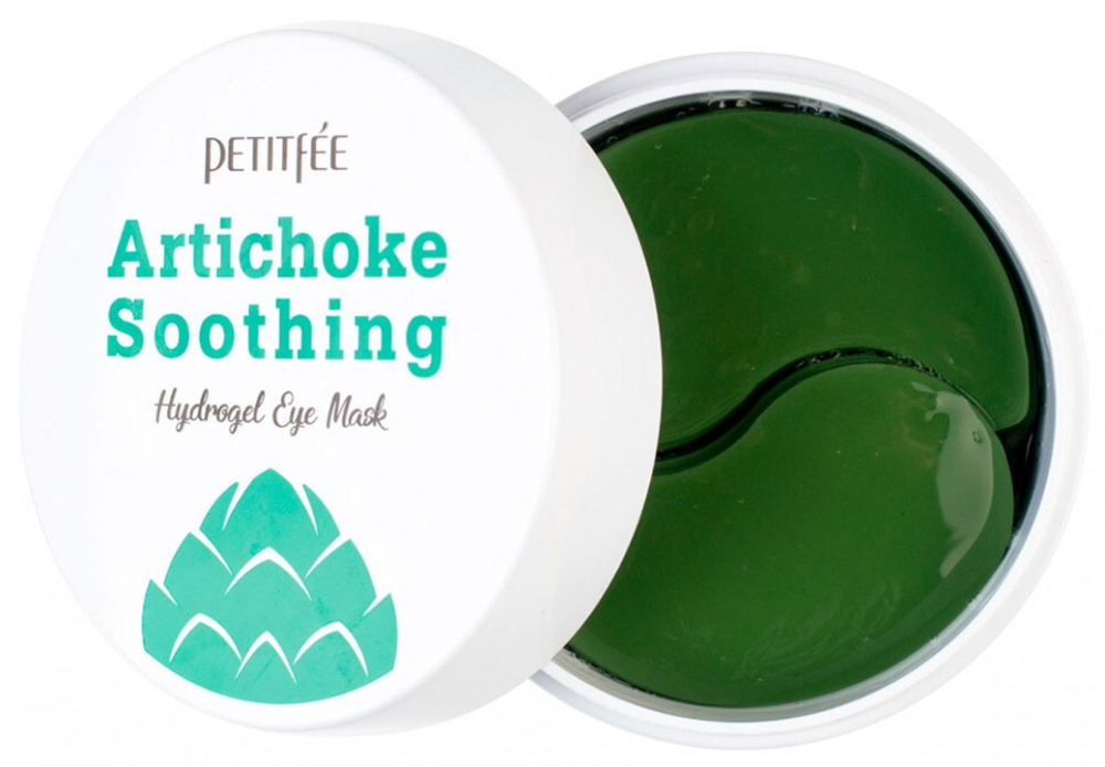 Патчи противоотечные с артишоком Petitfee Artichoke Soothing Hydrogel Eye mask, 60 шт