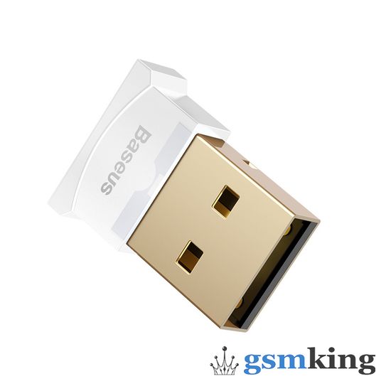 Baseus Bluetooth Adaptors For Computers White CCALL-BT02
