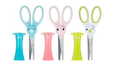 Ножницы 137мм детские Deli Magic Rabbit ТПЭ сталь E6065