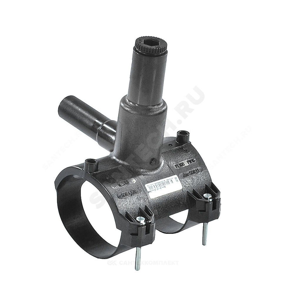 Седелка электросварная ПЭ100 Дн 63х32 Ру16 SDR11 с фрезой EUROSTANDARD 2130166332