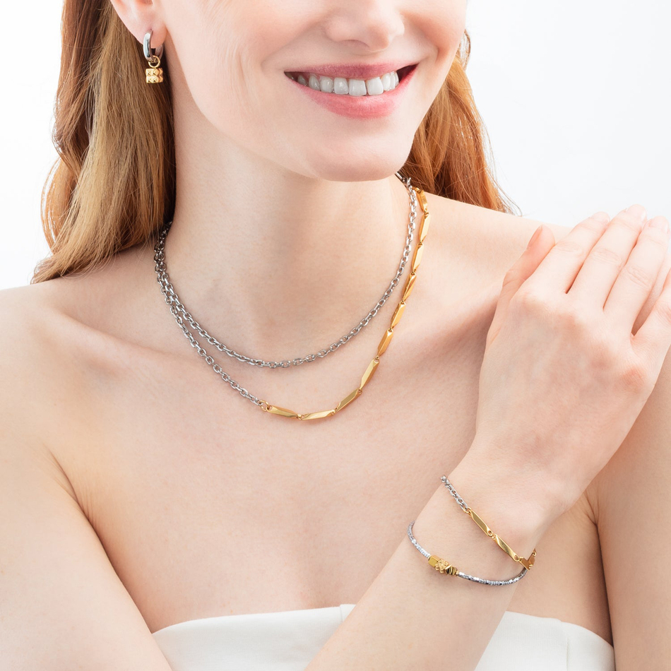 Серьги Coeur de Lion Silver-Gold 0160/21-1716