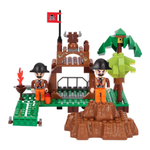 Конструктор блочный Аусини Пираты 226дет., коробка 27503