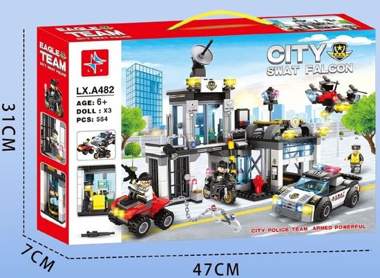 Конструктор LX City Swat Falcon / "Спецназ Сокол" 564 детали