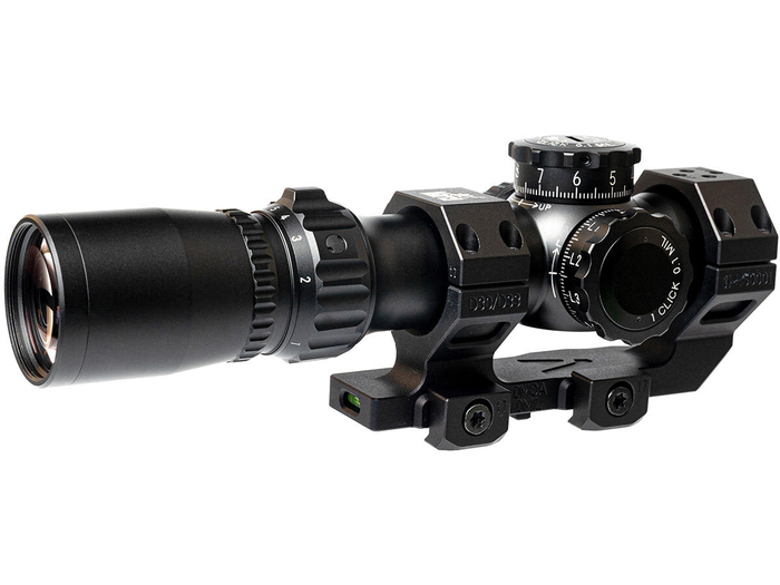 Прицел March-F 1-8x24 Shorty, сетка FMC-3, FFP, 30мм, с кронштейном (D8SV24FIML FMC-3)