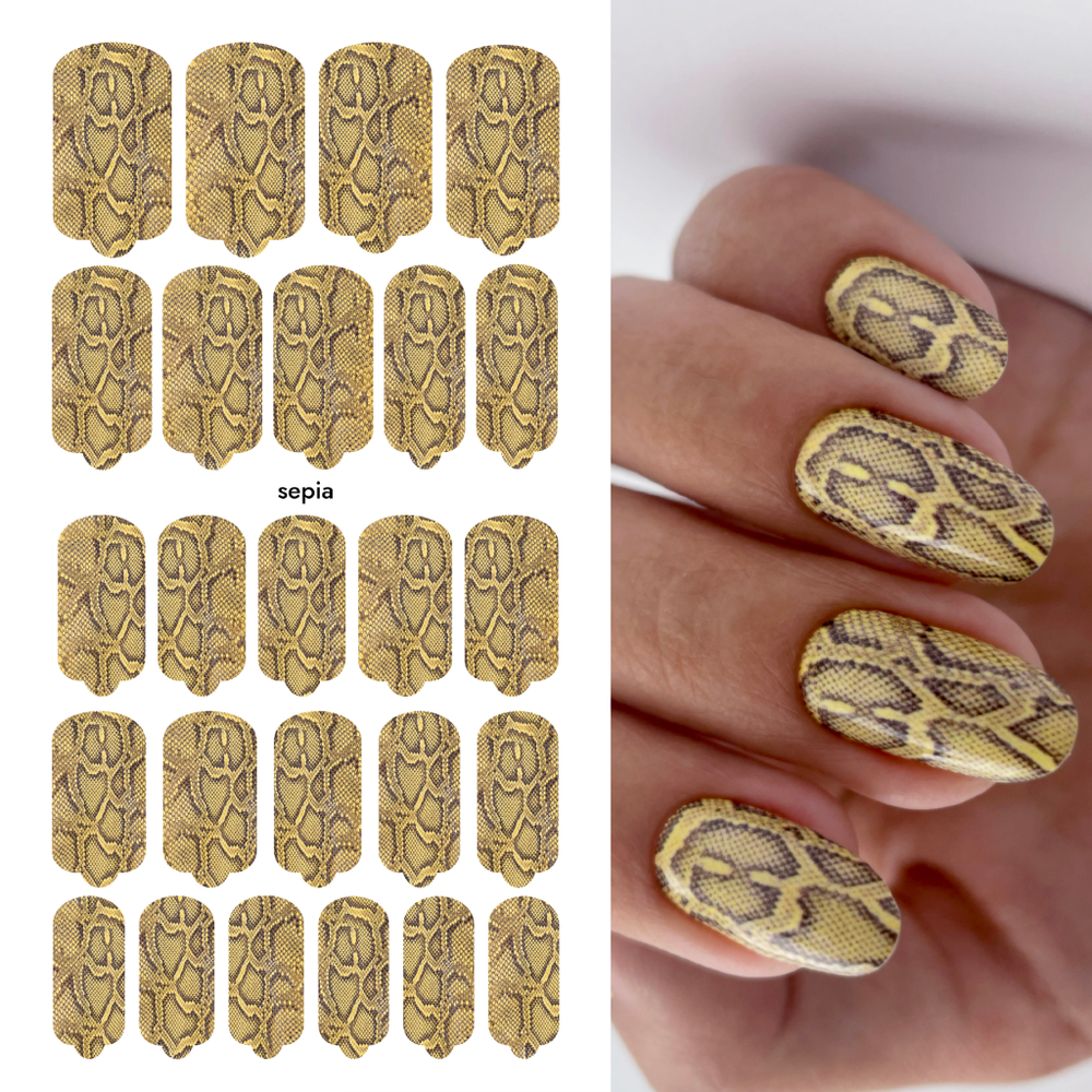 Плёнки для маникюра by provocative nails sepia