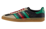 Adidas originals x GUCCI Gucci Gazelle classic casual fashion sneakers men's black