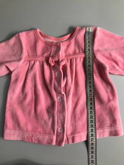 Кофта для маленькой принцессы полностью на кнопочках, чтобы было удобно, на 0-2 месяца