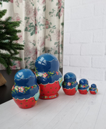 Матрёшка "С курочкой" традиция 5м 15см пузатая