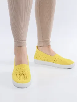 Мокасины летние текстильные