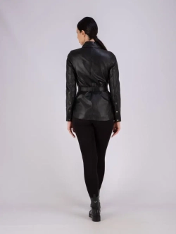 Кожаная куртка демисезонная рубашка