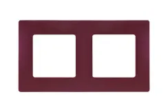 Рамка Legrand Etika 2-постовая сливовая 25702