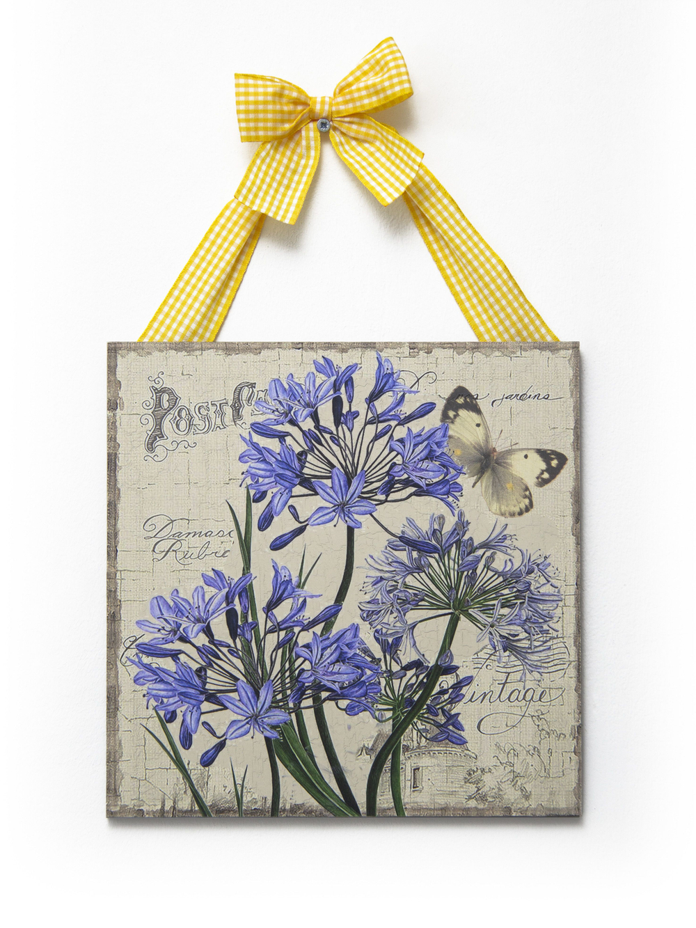 Панно на стену для интерьера набор 4 шт "Лаванда"