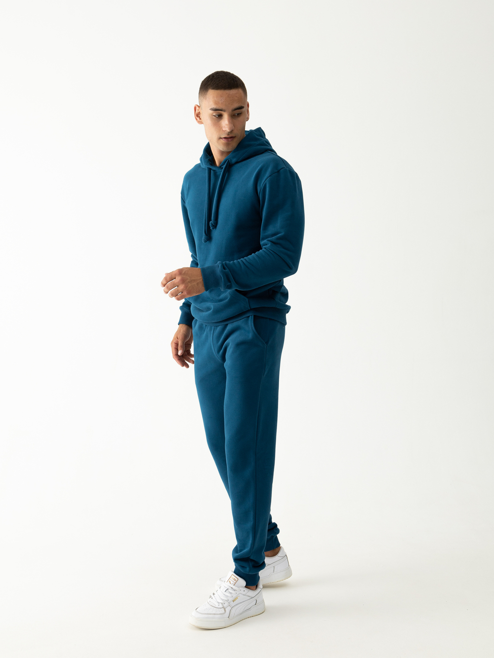 Костюм мужской спортивный (без начеса). Петроль