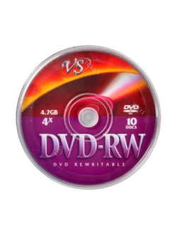 Диски VS DVD-RW 4,7 GB 4x CB/10 (620830)