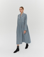 Платье «Узоры», синий