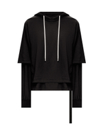 RICK OWENS DRKSHDW ХУДИ ЧЕРНАЯ HUSTLER