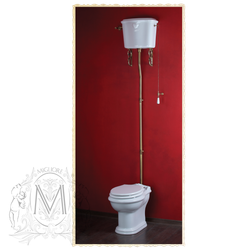 Унитаз напольный под высокий бачок  Impero Migliore 20794