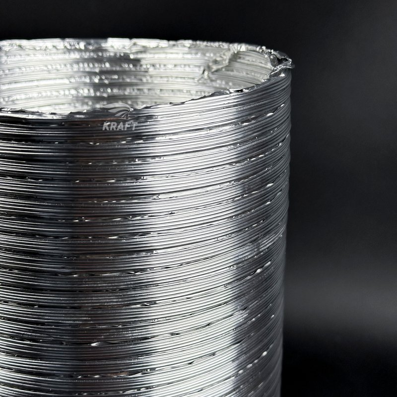 Воздуховод алюминиевый полужёсткий ВПА-150 d=150 стандарт