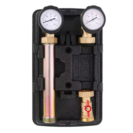 ViEiR Насосная группа прямого контура, из нерж.стали 1"ВР, 1x1/2"НР (VP226)