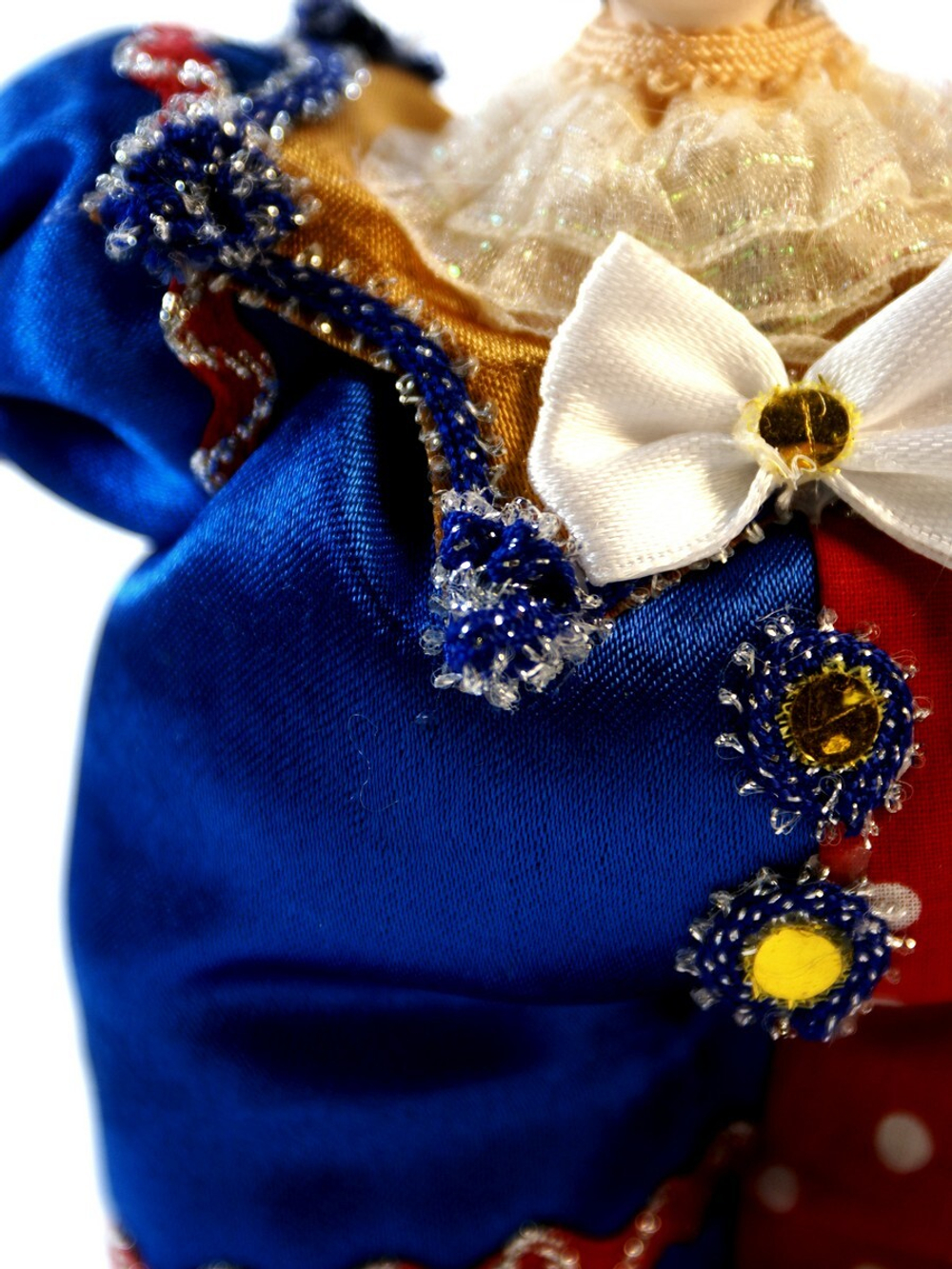 Кукла сувенирная фарфоровая Клоун Петрушка